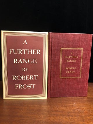 Item #11454 A Further Range. Robert Frost