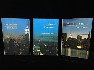 Item #12749 The New York Trilogy: City of Glass, Ghosts, The Locked Room. Paul Auster