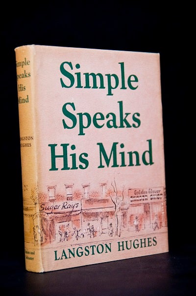 Item #3597 Simple Speaks His Mind. Langston Hughes.